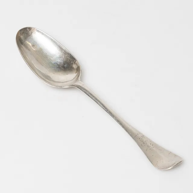 JOHAN WENNERWALL, sked, silver. Göteborg 1740-50-tal.