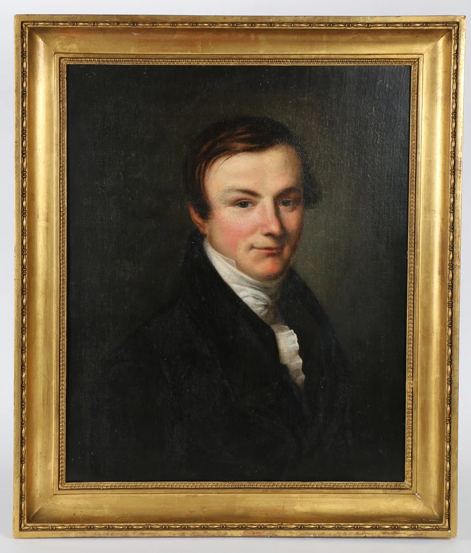 FRENCH SCHOOL (18TH CENTURY) HEAD AND SHOULDERS PORTRAIT OF A GENT. — Paintings — Bishop & Miller