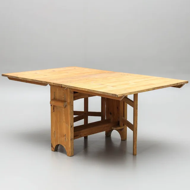 SLAGBORD, allmoge, furu, 1800-tal.