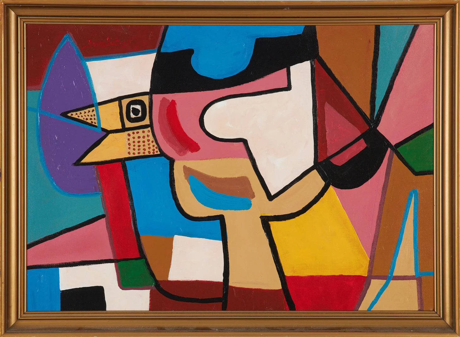 BENNO ARZT. Abstrakt komposition, akryl på duk, signerad och daterad. — Paintings — Stockholms Auktionsverk Sickla