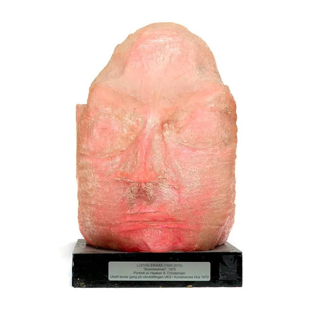Eikaas, Ludvig — "Businessmann (Portrett av Haaken A. Christensen)" 1970
