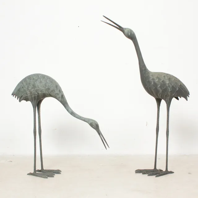 'Kraniche', Skulpturen.