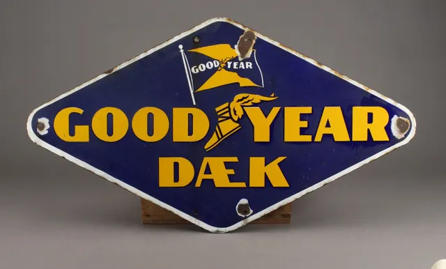Goodyear emaljeskilt