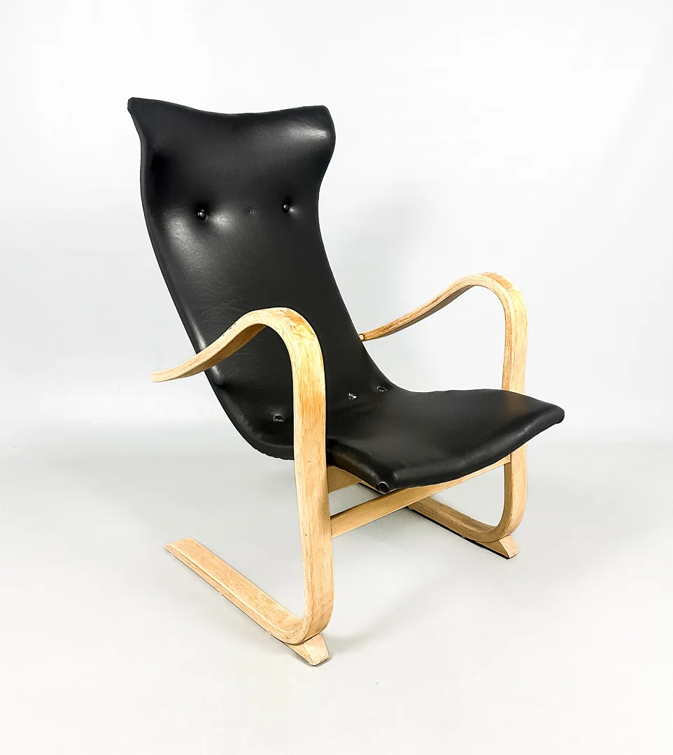 GUSTAV AXEL BERG. FÅTÖLJ, "Torparen", 1940-tal. — Armchairs & Chairs — Auktionshuset STO Bohuslän