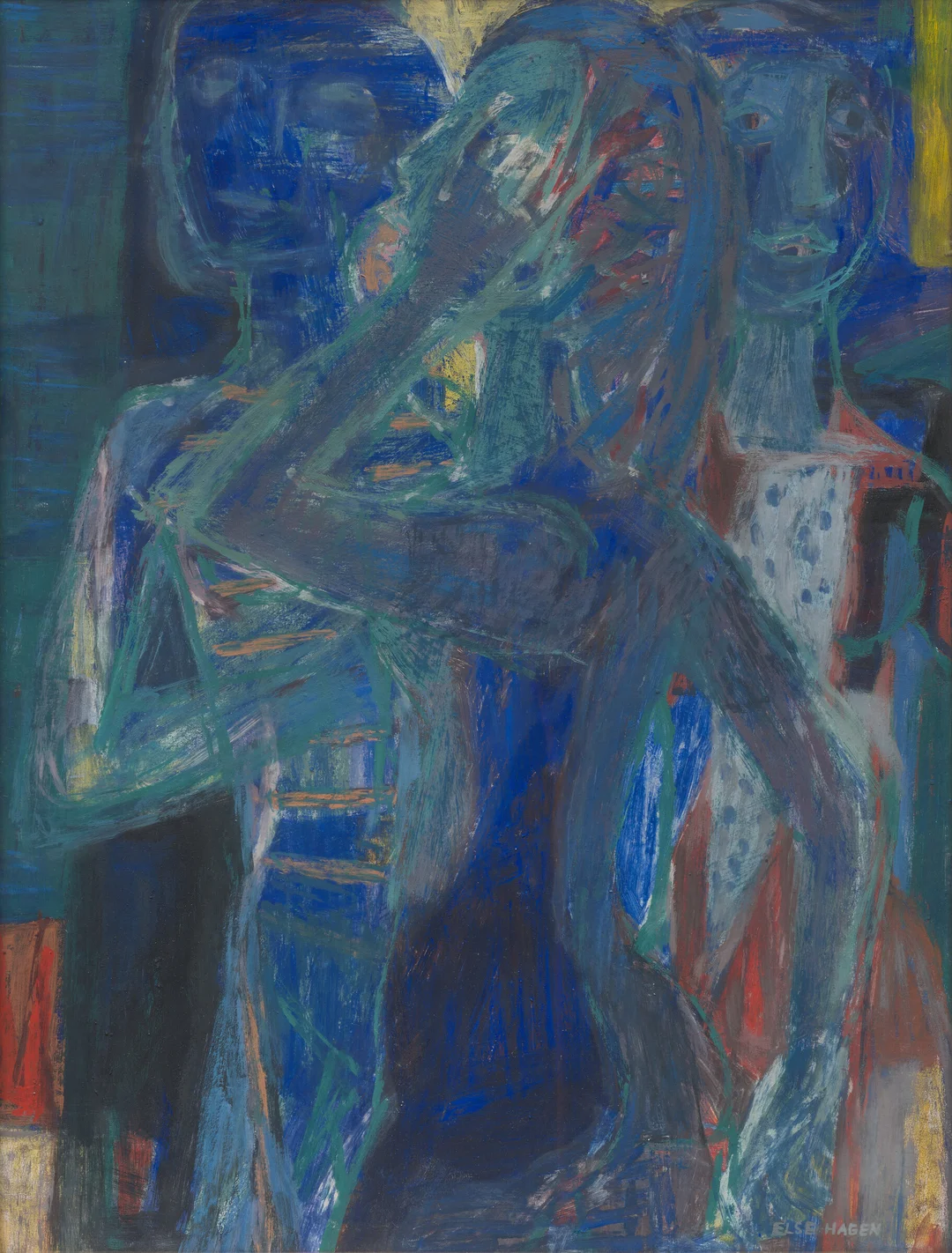 Hagen, Else — Tre kvinner — Kunst/Øvrig billedkunst — Blomqvist