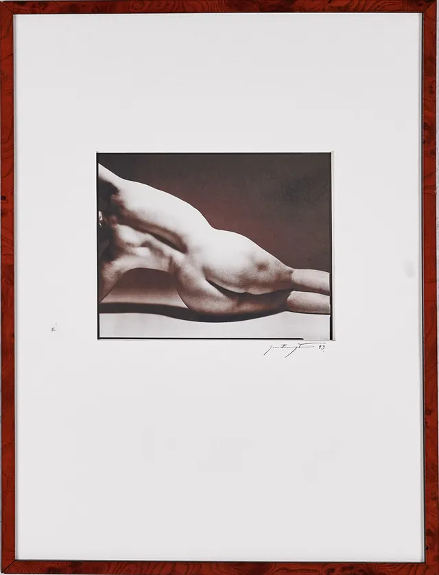 JAN BENGTSSON (FÖDD 1941). Nakenstudie, signerad och daterad på passepartout Jan Bengtsson -93. Platinum palladium.