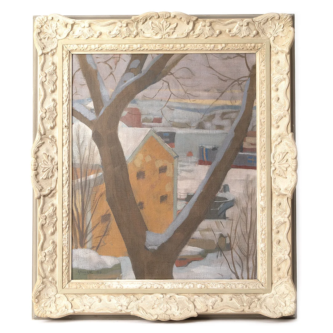 YNGVE BERG. Olja på duk, signerad och daterad -40. — Paintings — Stockholms Auktionsverk Göteborg