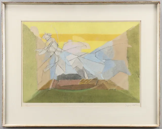 JACQUES VILLON. Litografi 166/250, signerad.