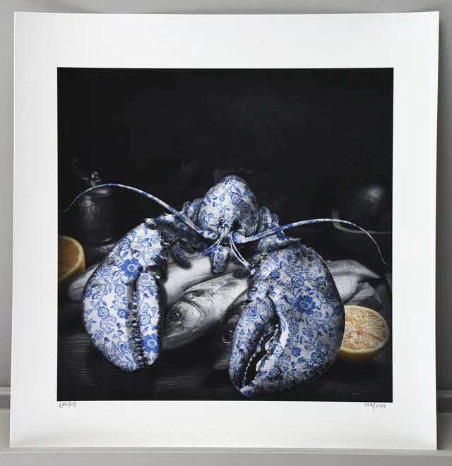 LARS TUNEBO. Pigment print, "Ming Lobster" signerad, numrerad 106/199.