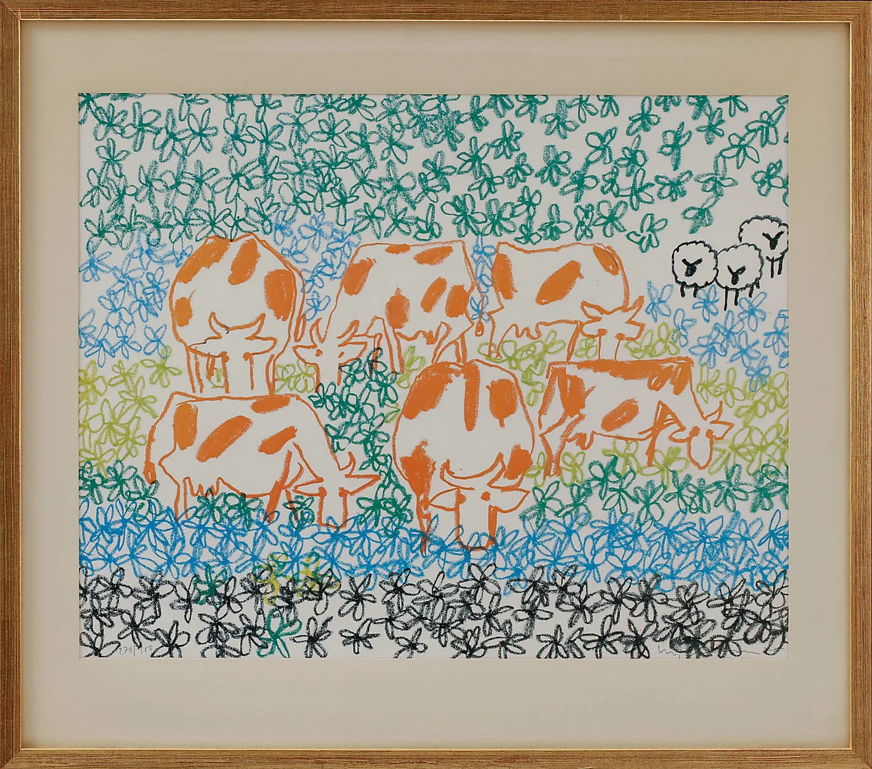 STIG CLAESSON (SLAS). Lantgårdsmotiv. Färglitografier, 5 st, signerade -75 och numrerade 270/300. — Engravings & Prints — Göteborgs Auktionsverk