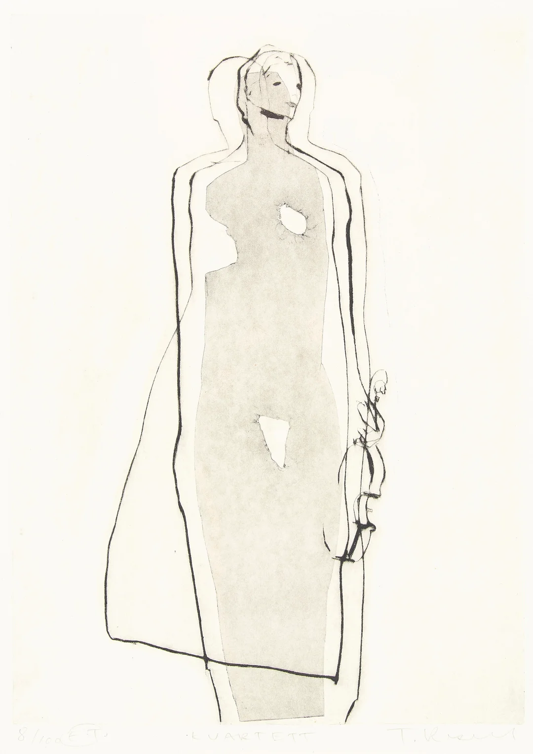 Resell, Terje — "Kvartett" — Kunst/Grafikk — Blomqvist
