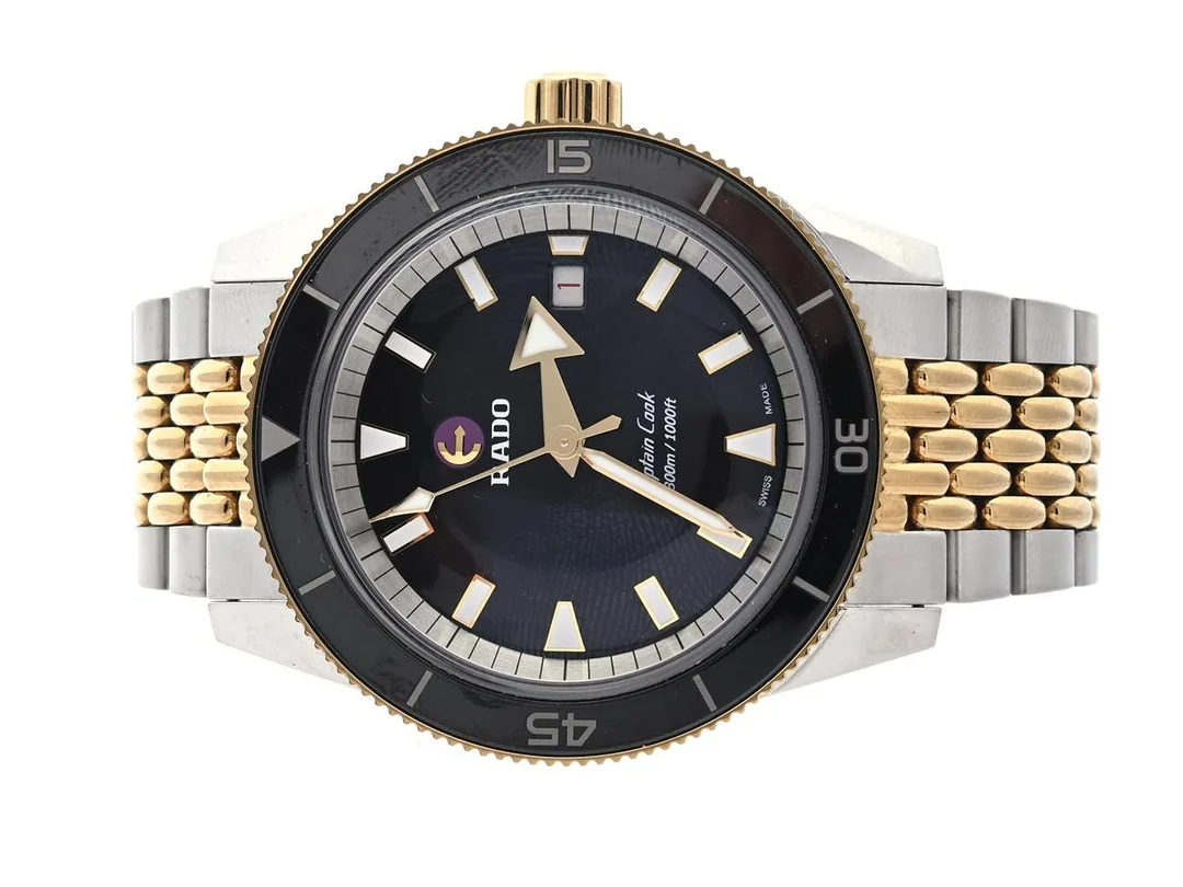 Rado Captain Cook XL, herrur, stål, 42mm, automatisk, serienr: 16204982, refnr: 01,763,6138,3,015 — Klockor/Rado — Kaplans