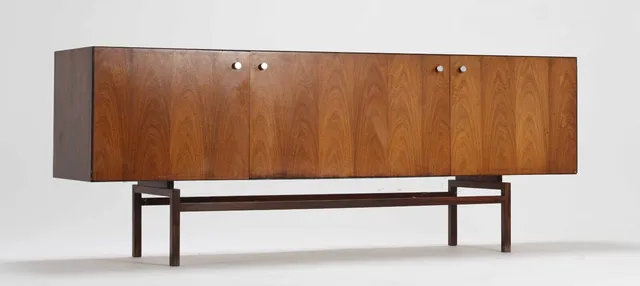 Poul Nørreklit for Georg Petersen: Low rosewood sideboard, approx. 1970