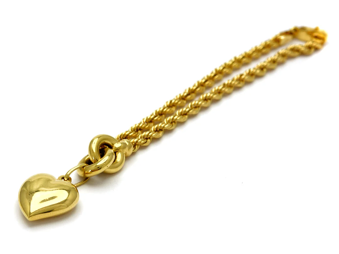 Armband Cordel med integrerat hänge 18K 6,7g 19cm — Smycken/Armband — Kaplans