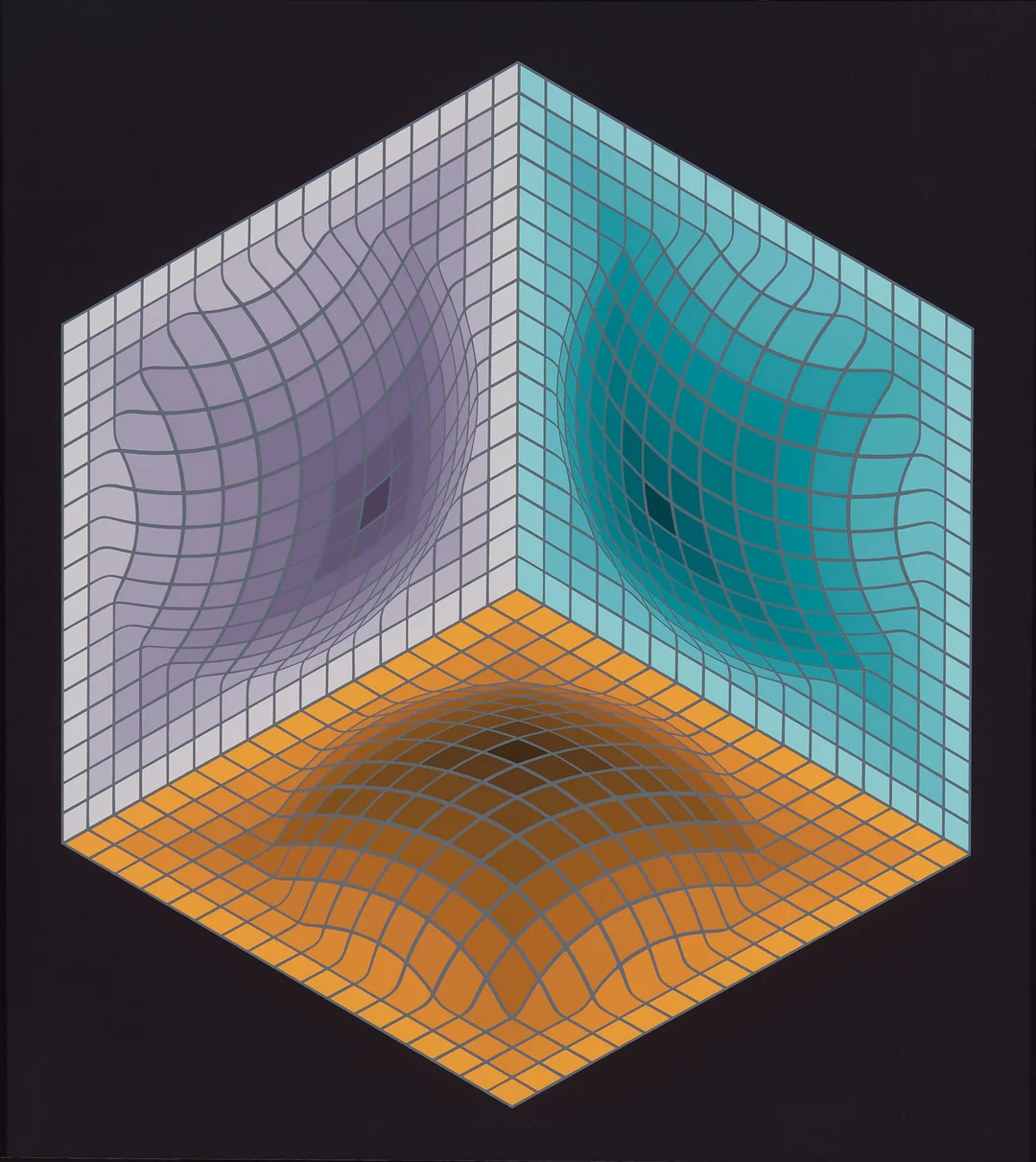 Vasarely, Victor — Komposisjon — Kunst/Grafikk — Blomqvist