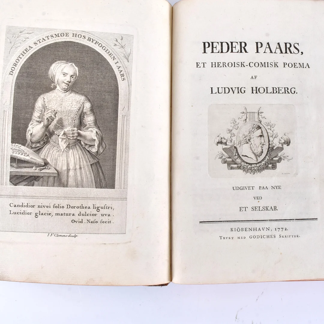 LUDVIG HOLBERG, "Peder Paars, Et heroisk-comisk Poema". — Books — Halmstads Auktionskammare