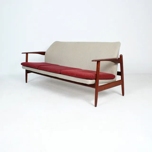 Dreisitzer Sofa Teakholz - Dänemark, 1960er Jahre.