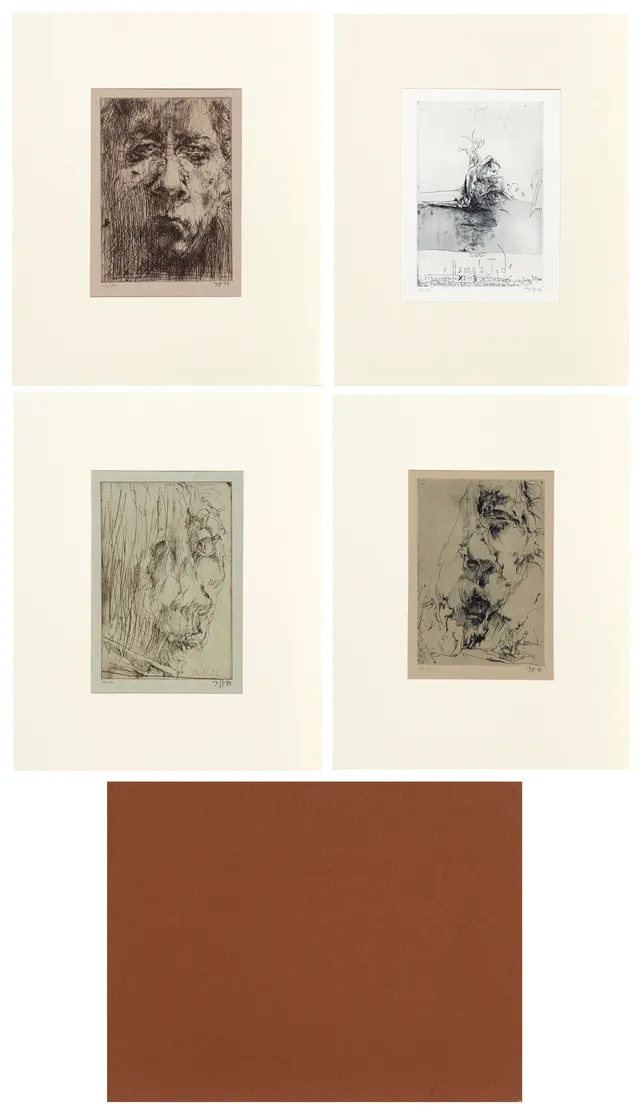 Janssen, Horst — "Hanno's Tod" 1973