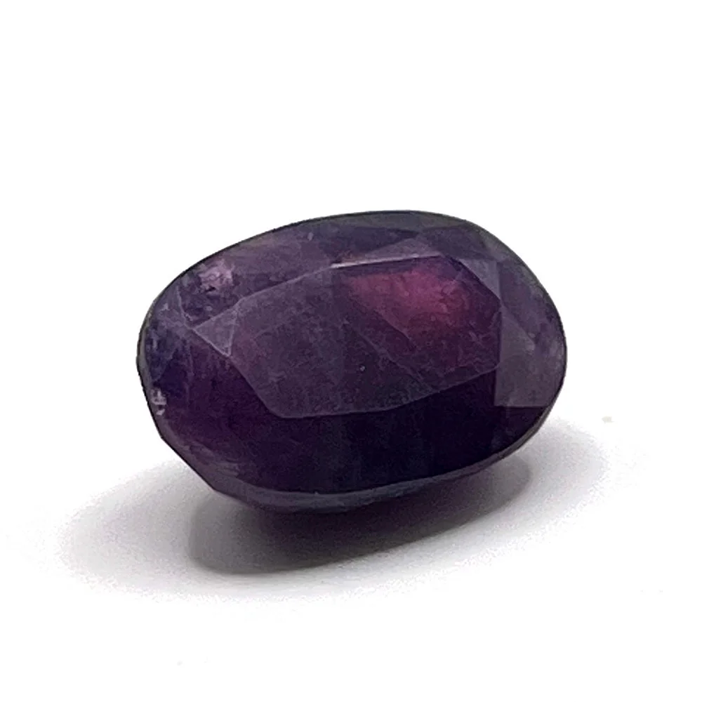 5.15ct Natural Purple Sapphire. Oval Cut. — Gemstones — Auktionshaus Blank