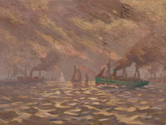 Diriks, Edvard — Dampskip og seilbåter, 1919
