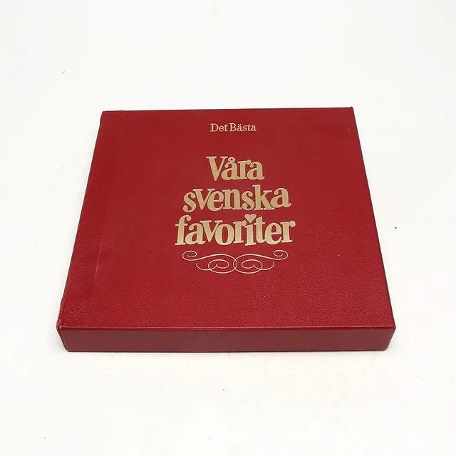 SKIVBOX, med vinylskivor, Svenska favoriter.
