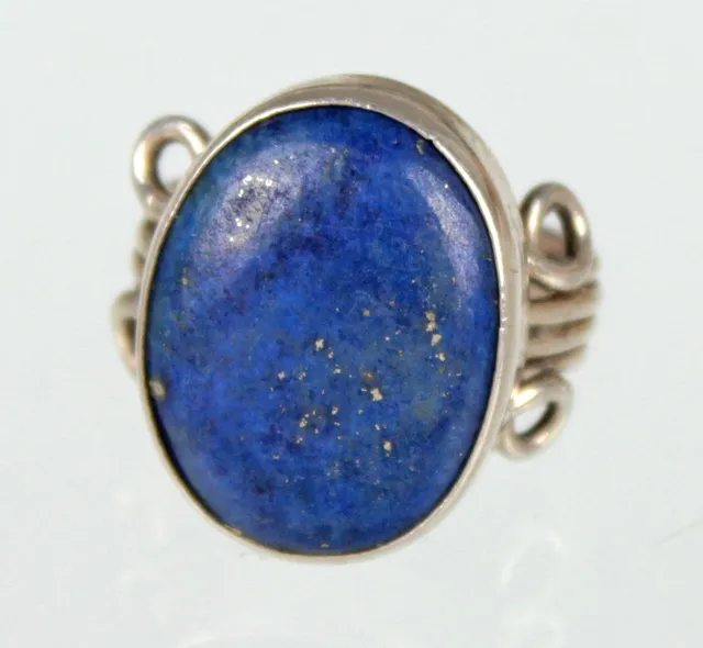 LAPISLAZULI RING IN SILBER 925.
