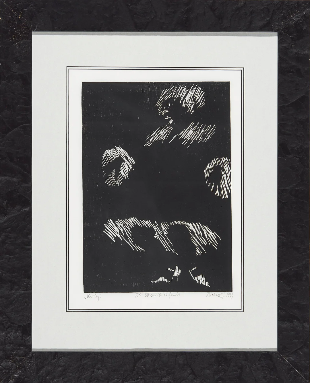 Gulbrandsen, Niclas — "Kitty" 1999 — Kunst/Grafikk — Blomqvist