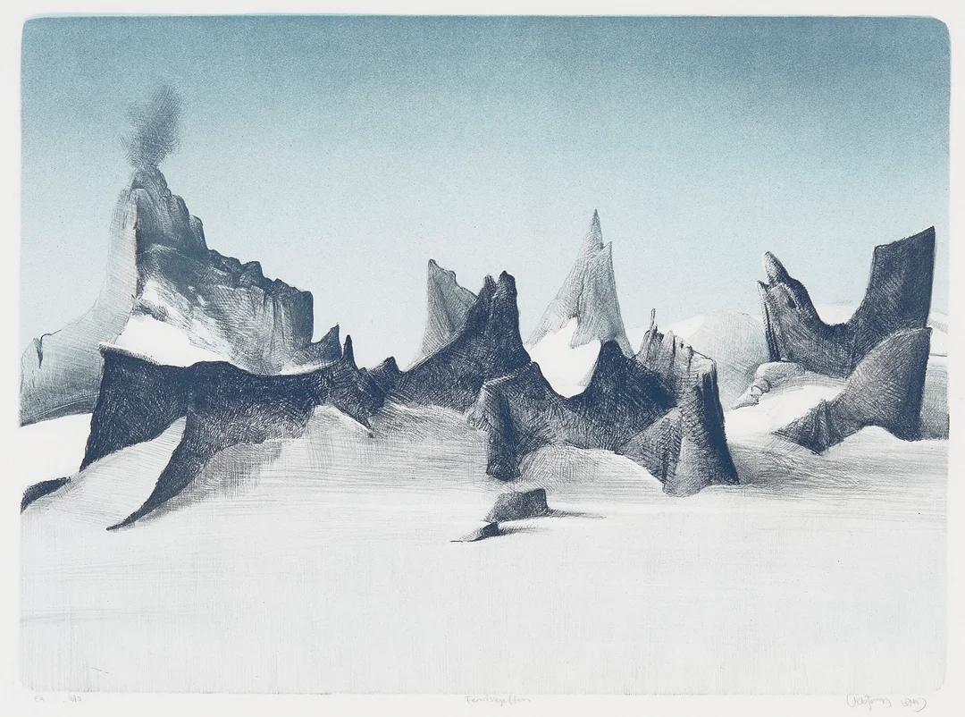 Sand, Vebjørn — "Fenriskjeften" — Kunst/Grafikk — Blomqvist