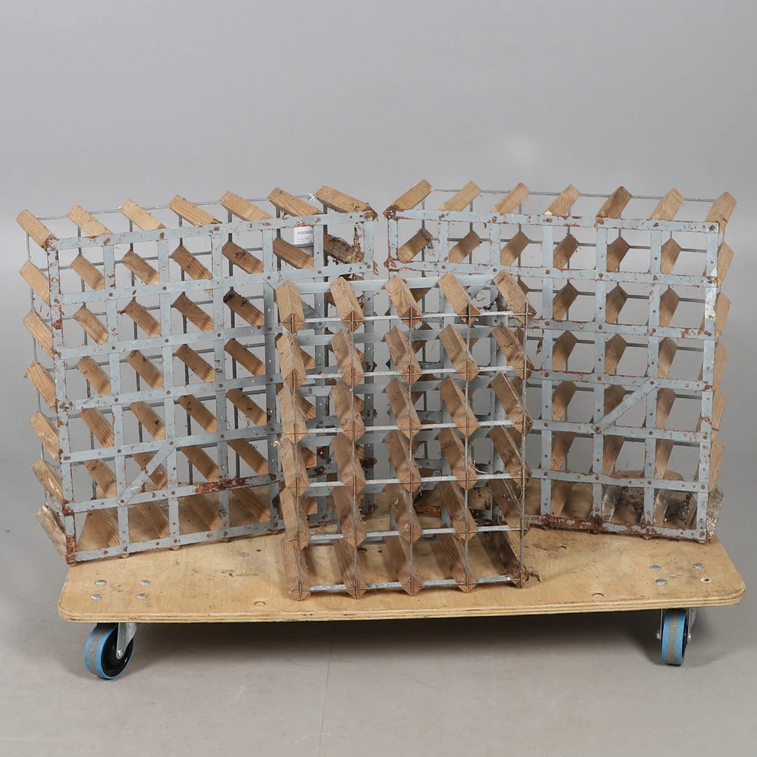 THREE WINE RACKS. — Other — Lawrences Auctioneers