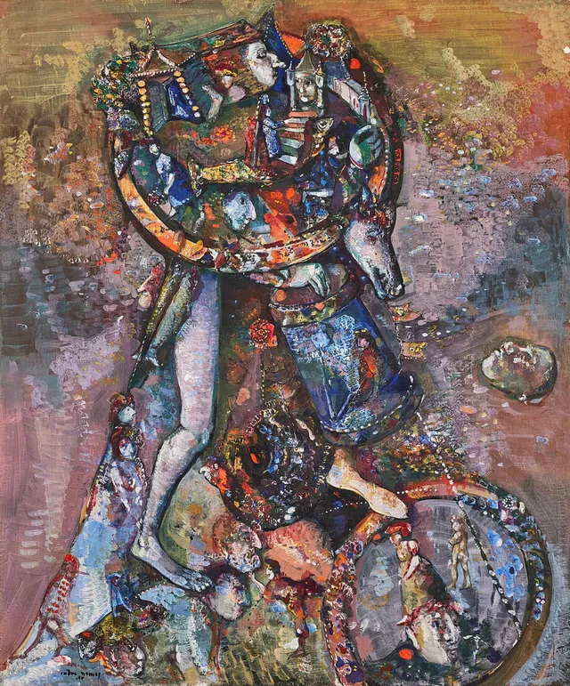 ENDRE NEMES. "Vandraren".