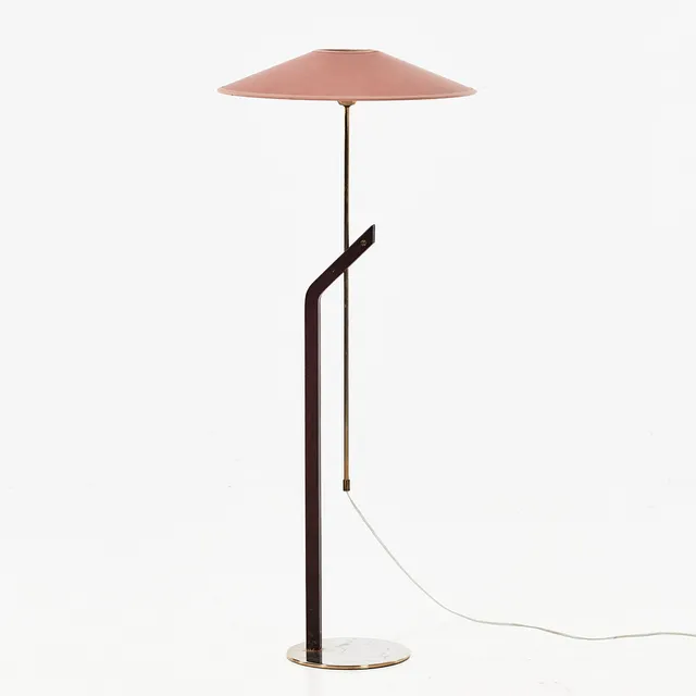 LARS BESSFELT. Golvlampa, Atelje Lyktan, modell 4501, " Hockey", etikettmärkt, Åhus.