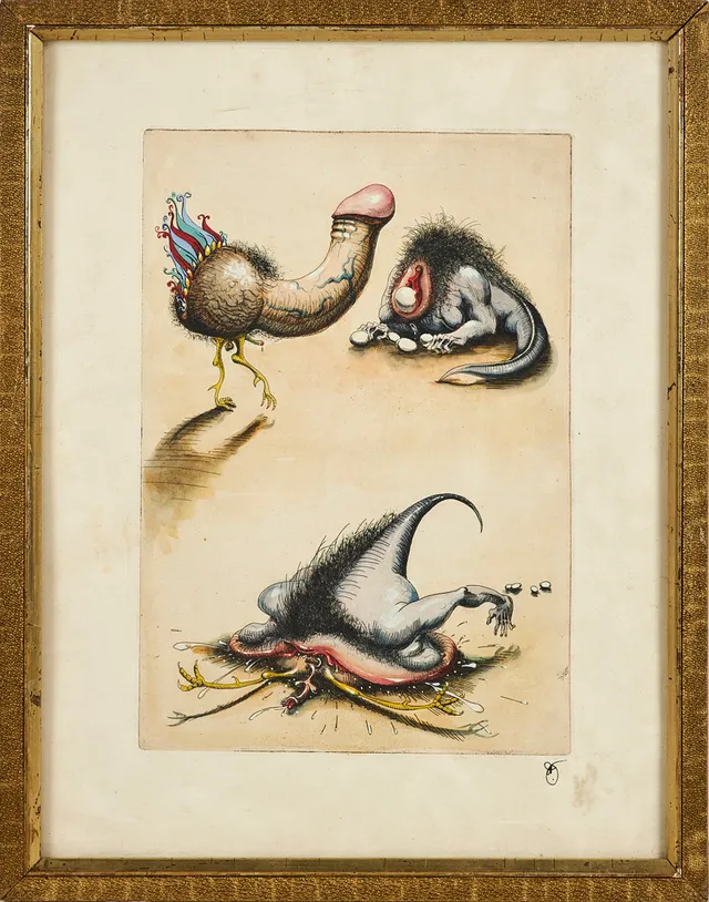 ULF RAHMBERG. Blandteknik, utan titel, signerad.