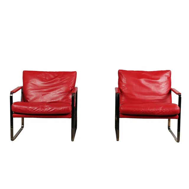 PREBEN FABRICIUS (1931-1984). WALTER KNOLL, “CONVERSATION CHAIR” MODEL 710 (2).