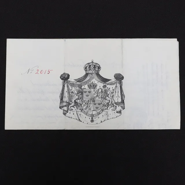 RESPASS, "Hovrättsrådet Pehr Cederschiöld", Stockholm, Sverige, 1921.