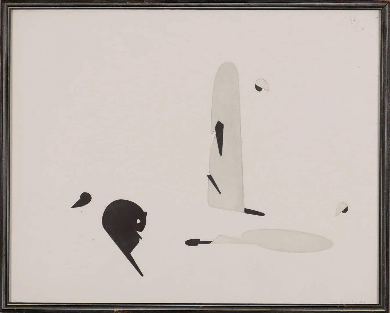 JAN MANKER. Etsning, signerad Jan Manker 1964. — Engravings & Prints — Auktionsfirma Kenneth Svensson i Kalmar