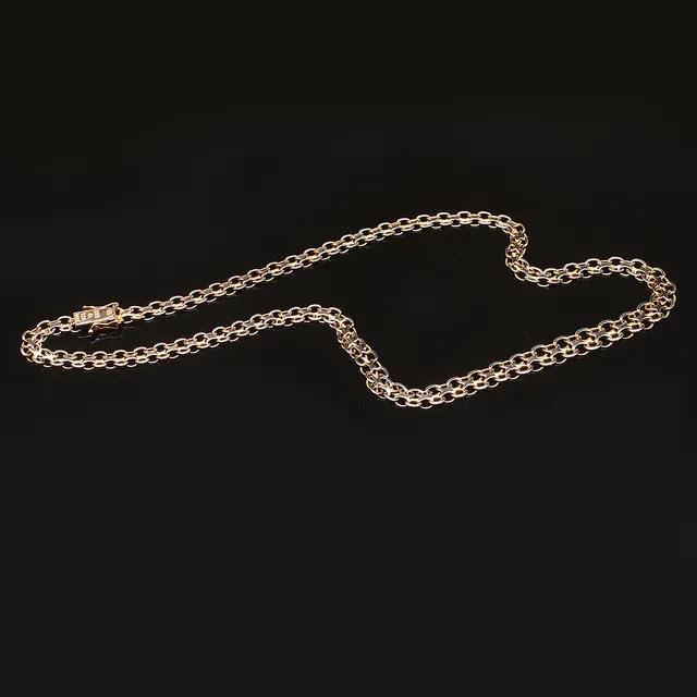 COLLIER 18K guld, X-länk, Stockholm 1979.