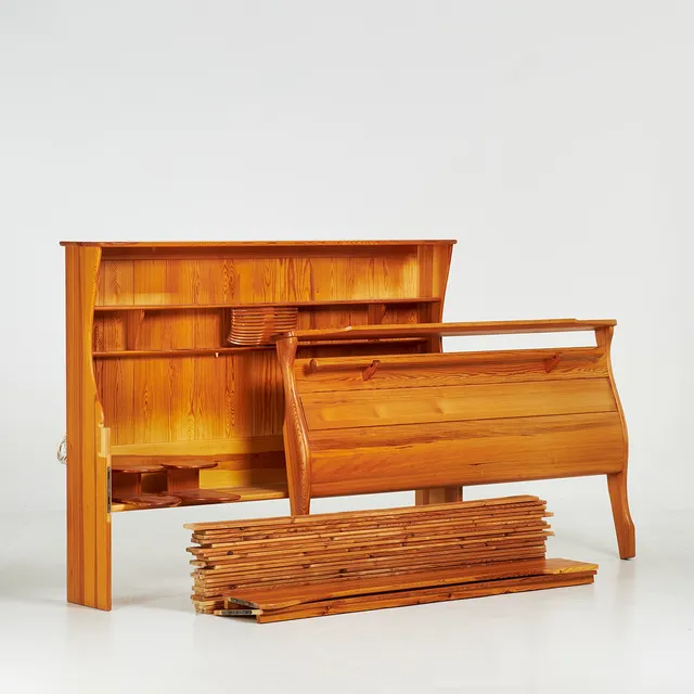 CARL MALMSTEN. Fata Morsgris, furu, 1960 tal, för dubbla madrasser.