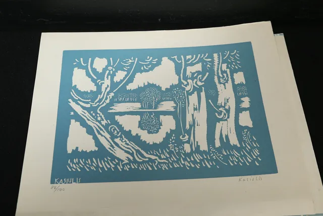 VYTAUTAS KASIULIS. grafiska blad, 4 st.