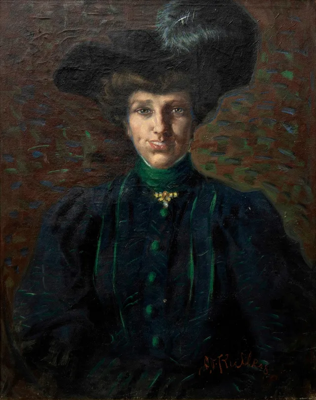 Axel Kulle, Kvinnoporträtt.
