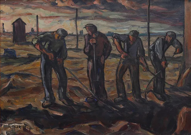 ESTER ALMQVIST. ARBETARE I SANARY, SÖDRA FRANKRIKE.