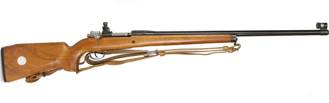 GEVÄR, fabrikat Carl Gustav, modell Junior, kaliber .22lr, tillv.nr 358008. — Military weapons — Walter Borg