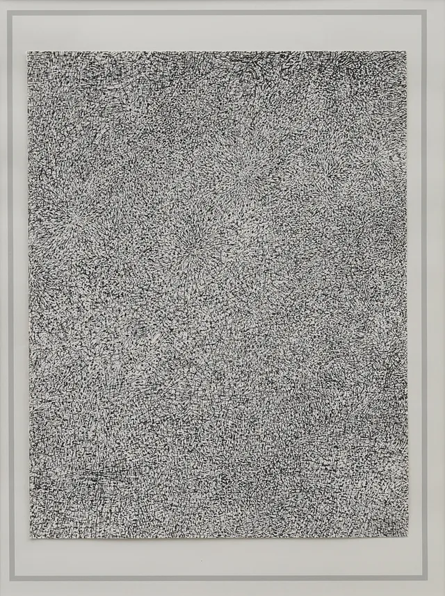 JEAN DUBUFFET. "Prairie de barbe", faksimil ur XX:e siécle nr 14 1960.