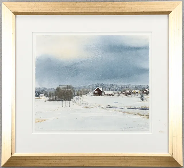 STANISLAW ZOLADZ. Litografi 65/350, signerad.