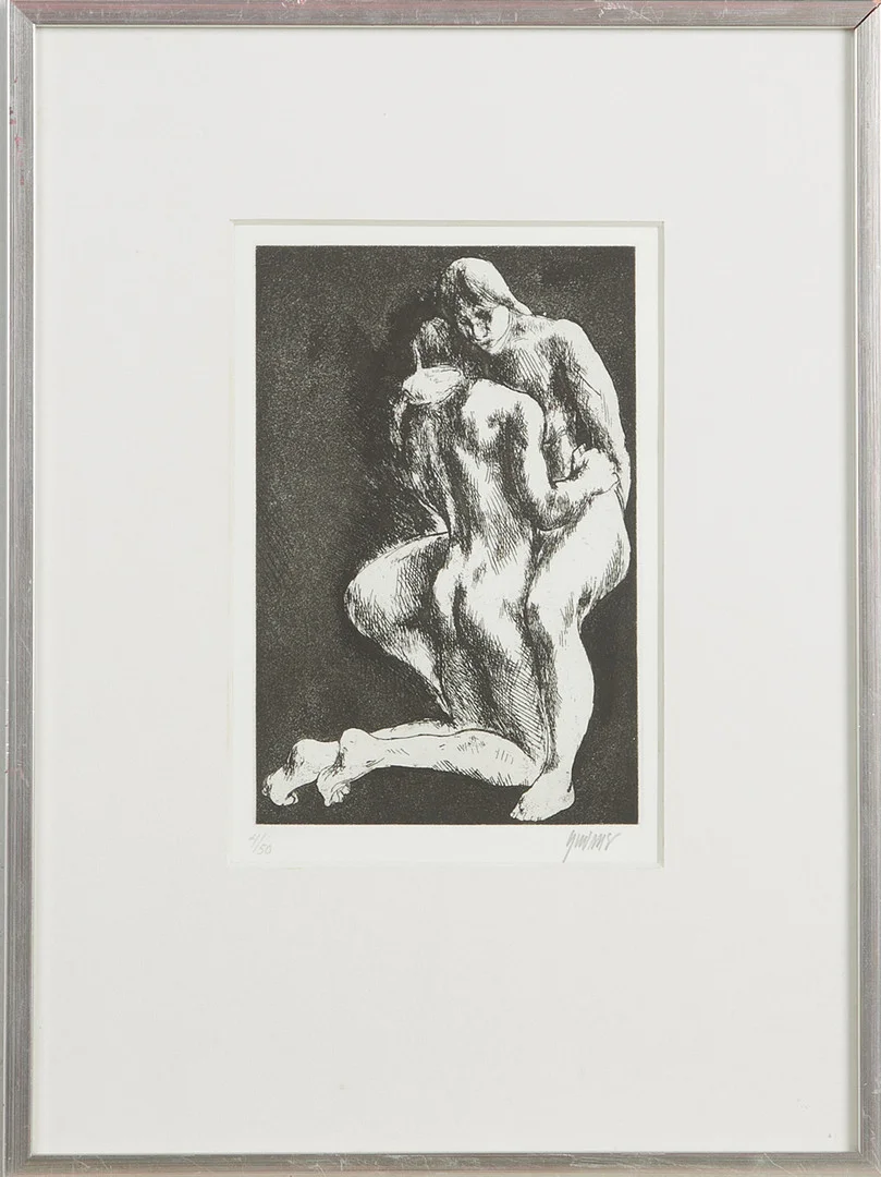 GUDMAR OLOVSON. Etsning, Numrerad 4/50, Signerad. — Engravings & Prints — Stockholms Auktionsverk Magasin 5