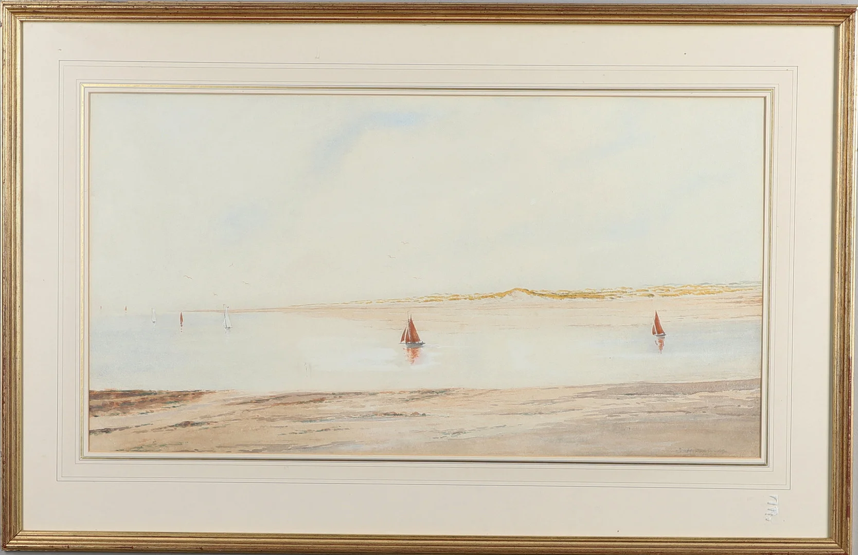 FREDERICK HENRY PARTRIDGE (1849-1929), NORFOLK ESTUARY SCENE. — Paintings — Lawrences Auctioneers