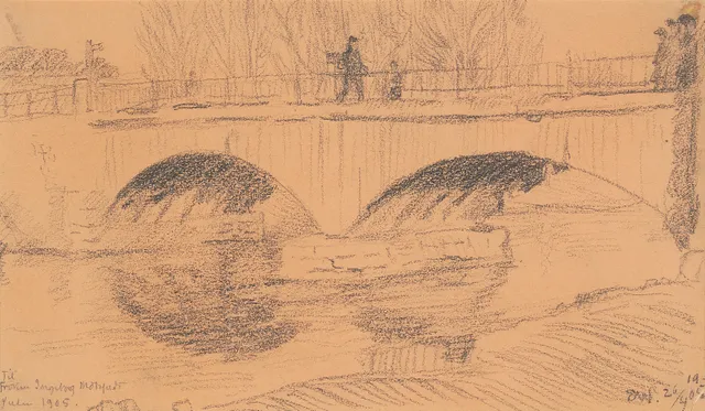 Werenskiold, Erik — Lysakerbroen, 1905