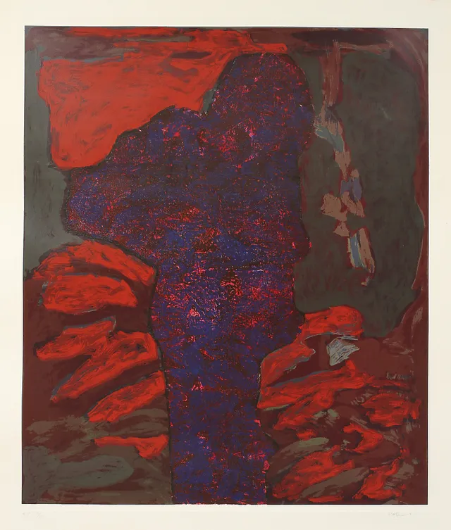 ROLF HANSSON. färgserigrafi, signerad och numrerad 3/10. Daterad -91. Artist Proof.
