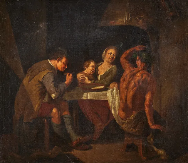 FLAMLÄNDSK SKOLA. 1600-tal, Satyren och bönderna.