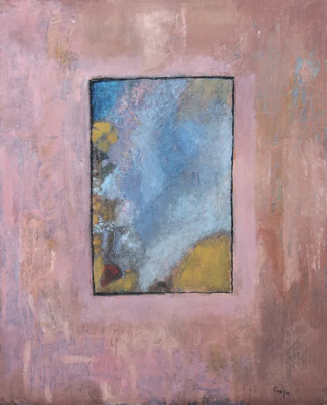 GUNNAR GAUFFIN. Olja på duk, "Minnesbild", signerad.