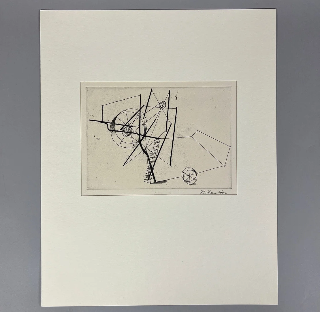 RICHARD HAMILTON. REAPER RADIERUNG. — Engravings & Prints — Colombos